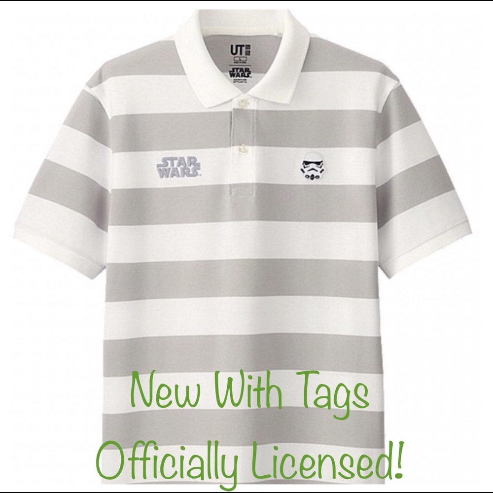Star Wars Stormtrooper Helmet Logo Golf Polo Shirt